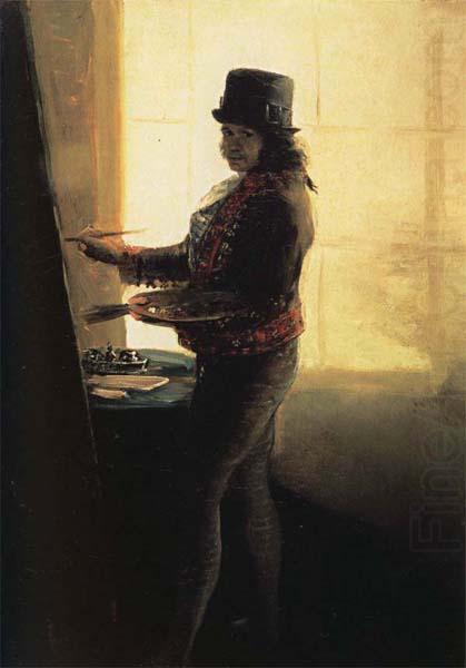 Francisco Goya Self-Portrait in the Studio china oil painting image